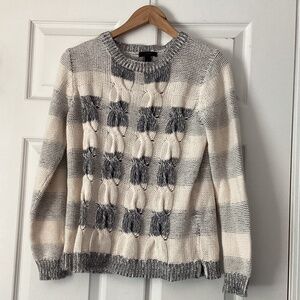 J Crew cable knit sweater